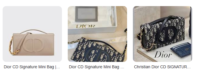 Dior CD Signature Mini Bags