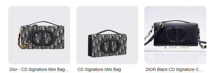 Dior CD Signature Mini Bags